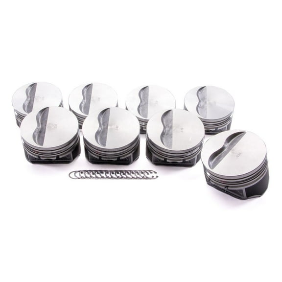 Kb Performance Pistons SBC Flat Top Piston Set 4.155 Bore -5cc