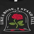 thumbnail image 3 of Disney Beauty & The Beast - Like A Rose, I Stand Tall - Juniors Fitted Graphic T-Shirt, 3 of 5