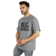 thumbnail image 4 of Inkmeso T-Shirt à Col Rond pour Hommes avec Imprimé Graphique Best Papa Ever.€ T-Shirt pour la Fête des Pères, 4 of 7
