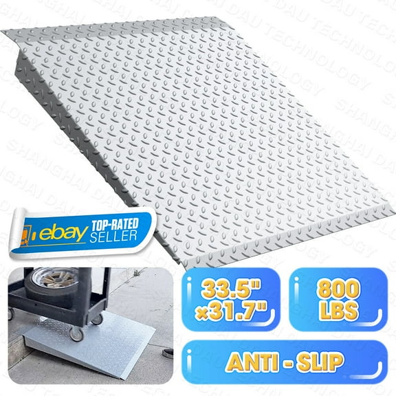 Door Threshold Ramp Handicap Ramp for Elderly Wheelchairs Door Ramp for 2in Rise