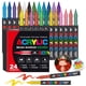 thumbnail image 1 of Marcadores de pintura acrílica Amamao Soft Brush Tip 24 colores, 1 of 9