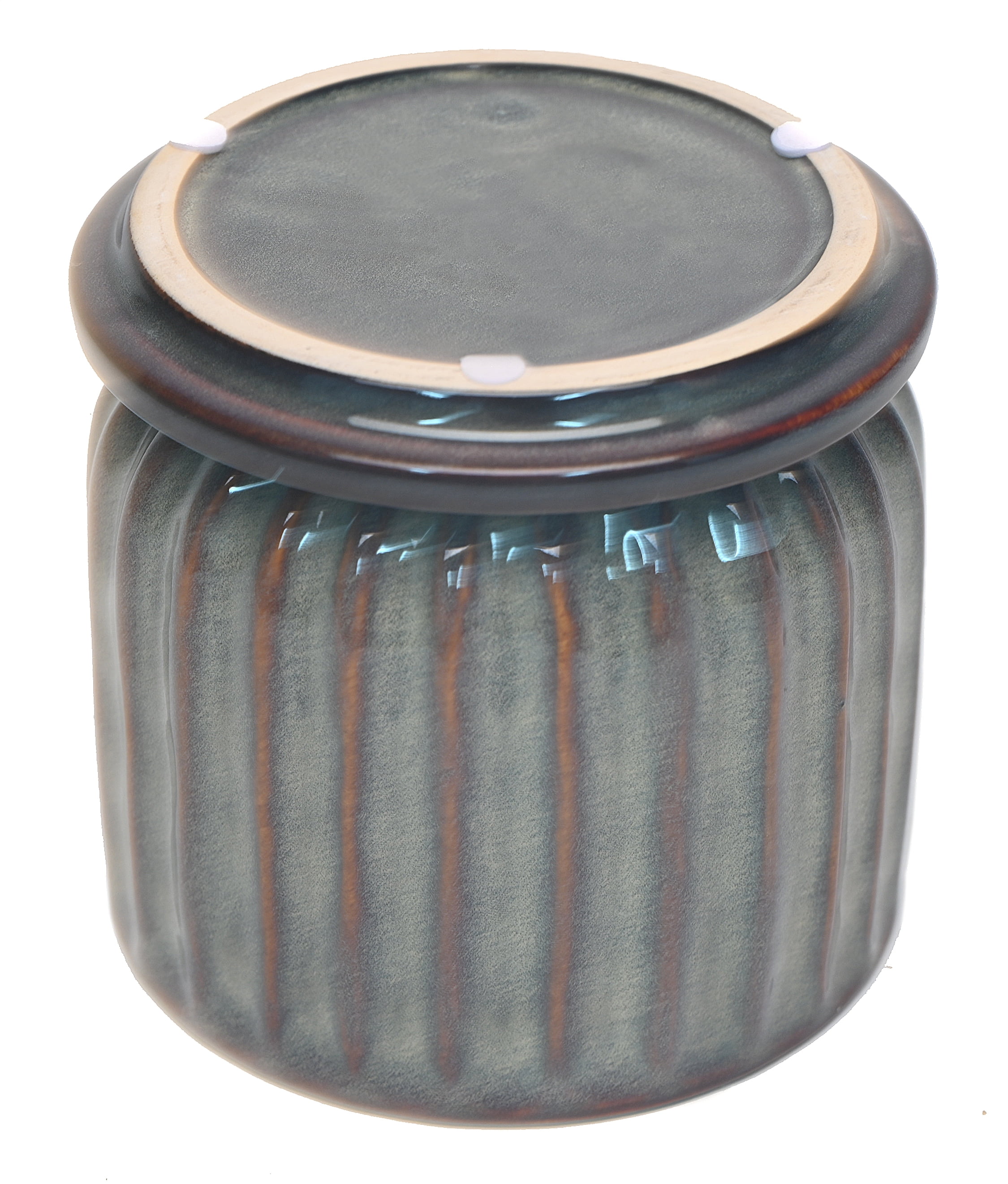 Better Homes & Gardens 6 inch Ceramic Paul Planter with Saucer, Taupe
