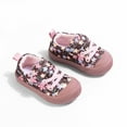 thumbnail image 2 of WZEIIOT Toddler Girls Sneakers Soft Sole Casual Low Top Canvas Shoes With Cute Floral Prints Hook And Loop Closure Lightweight Breathable Comfy Everyday Wear Athletic Shoes, 2 of 6
