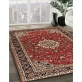 thumbnail image 3 of Ahgly Company Machine Washable Indoor Rectangle Traditional Orange Salmon Pink Area Rugs, 5' x 8', 3 of 7