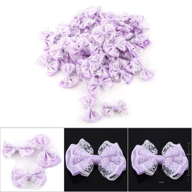 Durable Bow Appliques, 5.7 X 3.7cm / 2.24 X 1.45 7 Colors Wedding Appliques, Home For Wedding Party
