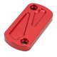 thumbnail image 4 of Tapa de Depósito de Líquido de Frenos, Cubierta de Depósito de Líquido de Frenos Delantero y Trasero de Aleación de Aluminio CNC para Motocicleta CR250R CB150R (Rojo), 4 of 5