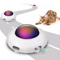 thumbnail image 1 of Cats Teaser Toys Interactive Dolls UFO Feather Stick Spinning Pet Turntable Catching Training Electronic Components, 1 of 5