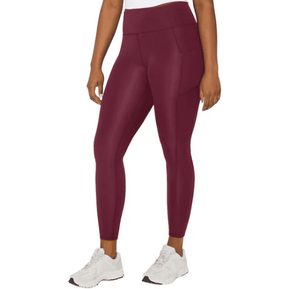 Fabletics Women’s Oasis Athletic Legging Dark Red Small