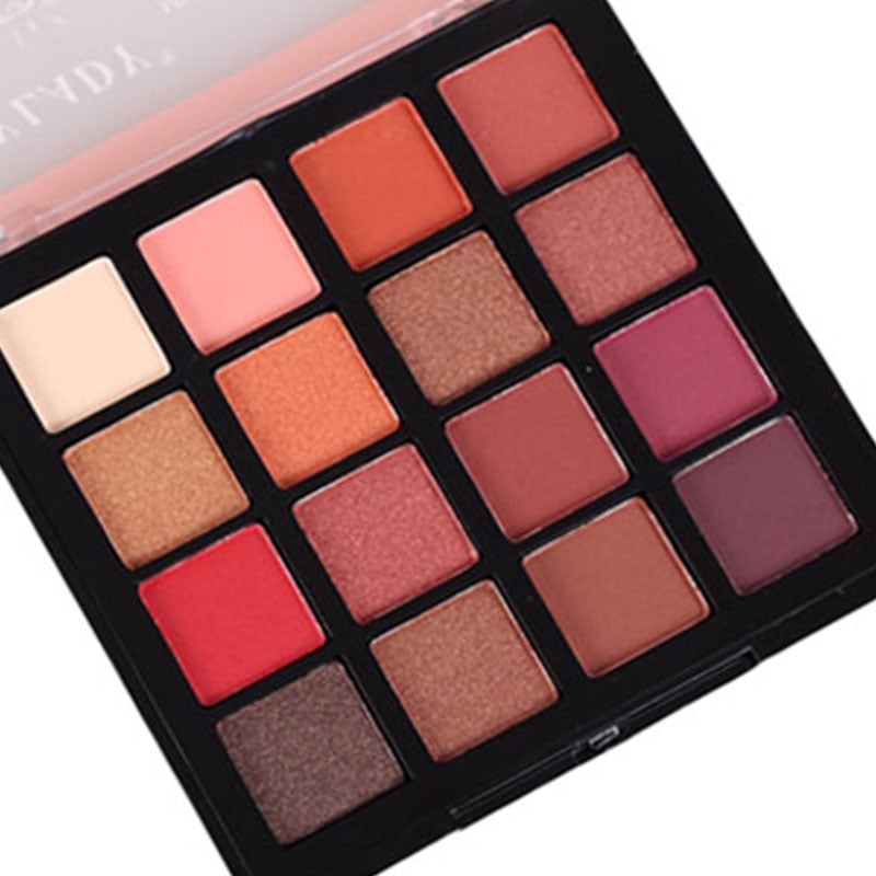 16color Palette Glitter Eyeshadow Waterproof Makeup Matte Eye Shadow