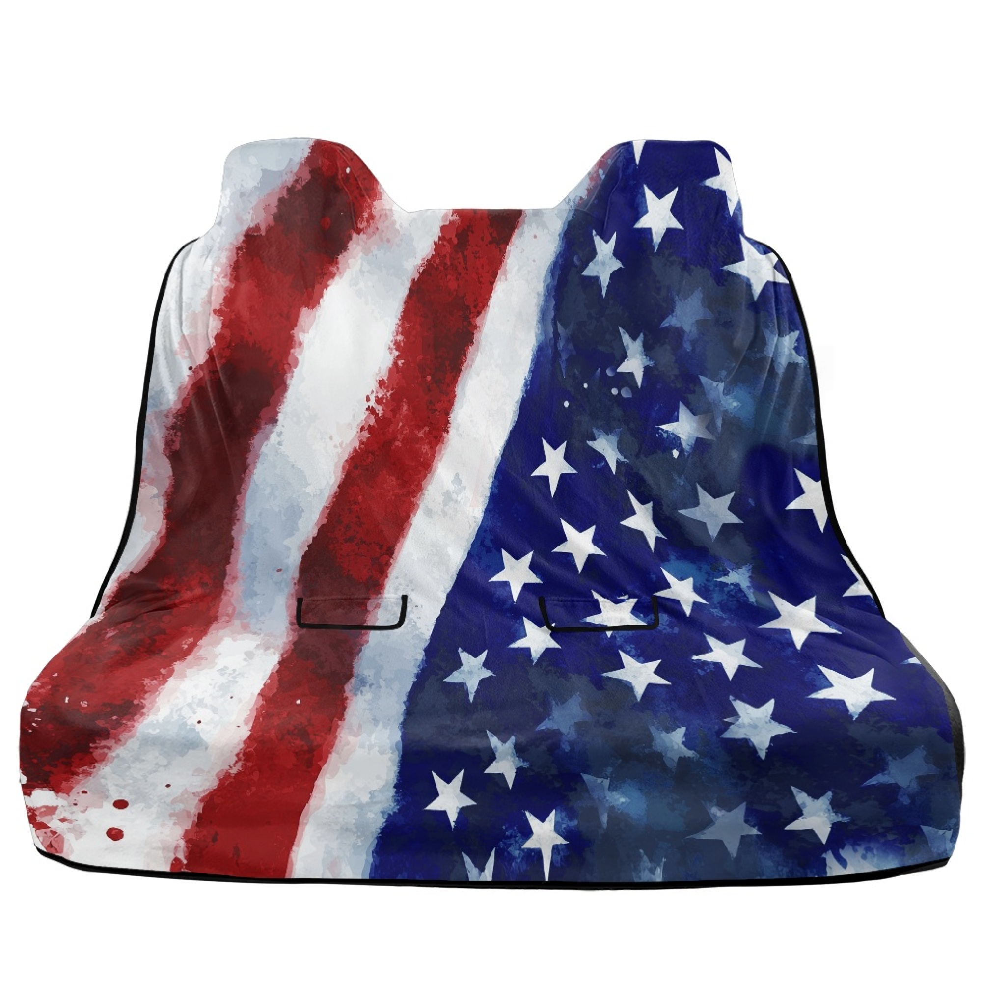 Xixirimido Patriotic American Flag Car Seat Cover Towel Backseat Breathable Rear Bench Towel Seat Covers for 4th of July Non-Slip Universal Fit for Sedan Trucks Van SUV, Auto Seat Protector