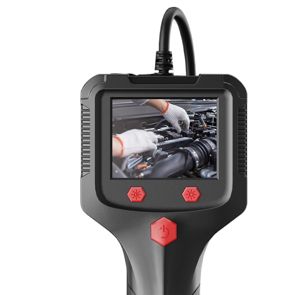 HoneyChic Endoscopy cameras for industrial purposes, IP67 Waterproof Borescope Camera with 8 Adjustable LED Lights | 4.3" LCD Screen Borescope
