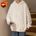 thumbnail image 3 of Sudadera con capucha holgada nueva para hombre, sudadera de algodón para hombre, ropa vintage Y2k, ofertas, estilo coreano simple, otoño, una pieza de lujo, 3 of 5