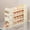 Khaki, variant on Automatic Rolling Egg Dispenser | 30-Capacity Refrigerator Organizer | 4-Tier Space Saving Egg Storage Container for Kitchen Fridge Door