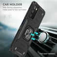 thumbnail image 7 of NIFFPD Galaxy A03S Phone Case Samsung A03S Case Magnetic Car Mount Ring Kickstand Cover Case Samsung Galaxy A03S Black, 7 of 7