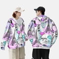 thumbnail image 6 of Easygdp Eiffel Tower and Hearts Lightweight Long Sleeve Sun Shirt Sports long-Sleeved Sun Protective Clothing, Quick Drying Breathable - 3X-Large, 6 of 9