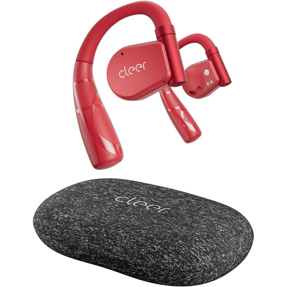 Cleer Audio ARC II Sport Wireless Headphone - Waterproof Open Ear Multipoint Bluetooth Earphones | Red
