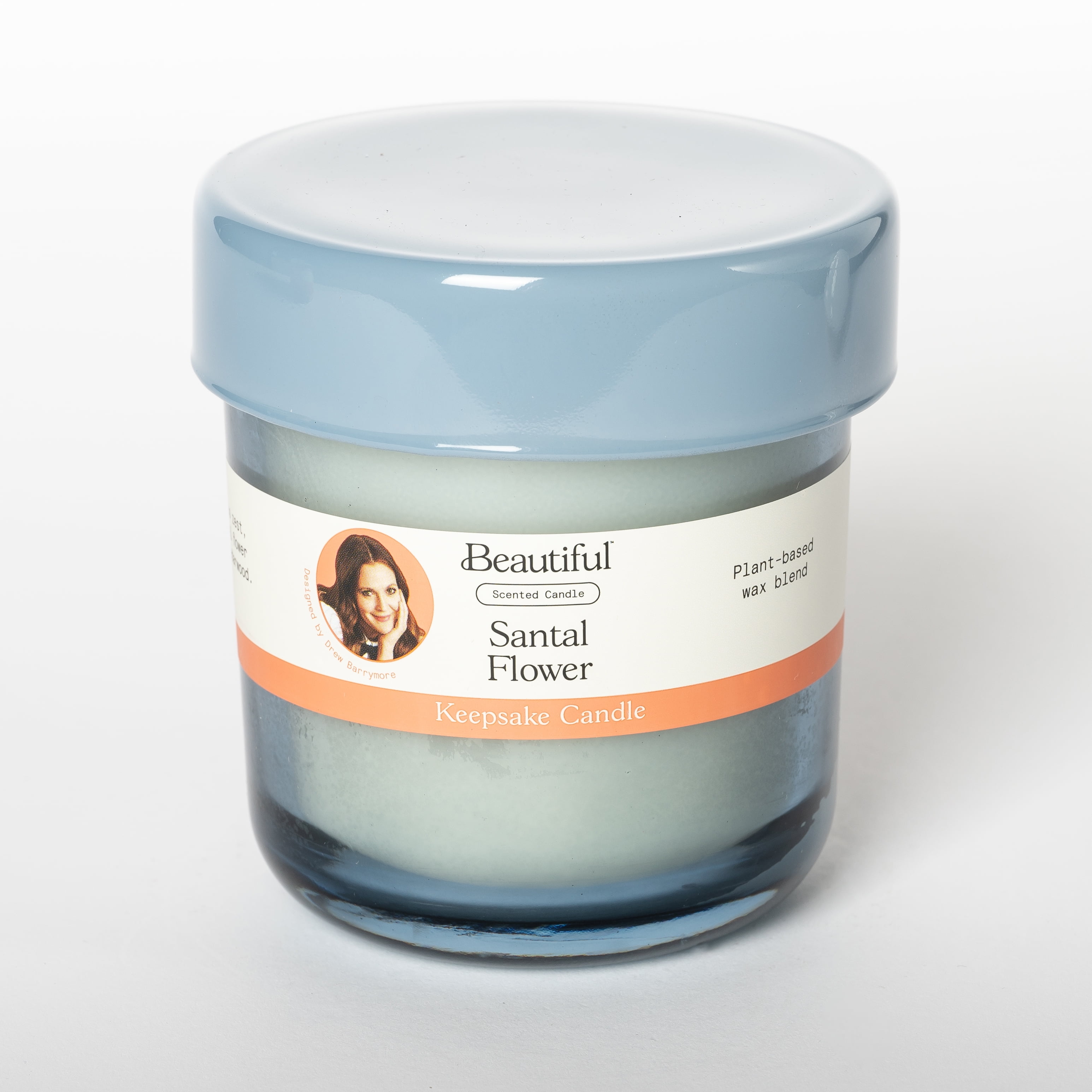 Beautiful Lidded Glass 14oz Scented 1Wick Candle by Drew Barrymore