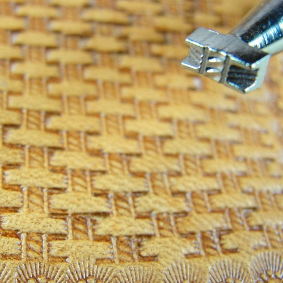 Leather Stamping Tool, Extra Small Rope Basket Weave Stamp, X812, Leather Stamping Tool Stamp, Craft Japan Leathercraft Tool