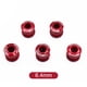 thumbnail image 4 of Ciclismo 5 uds pernos de plato de bicicleta pernos de plato de anillo doble único (64mm rojo) Ehuebsd Para estrenar, 4 of 9