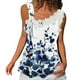 thumbnail image 1 of Tops Para Mujer Elegante Blusa Casual Moda Causal Sólido Estampado Encaje Vendaje Camiseta Sin Mangas Odeerbi ODB160888, 1 of 5