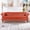 Orange + PU + 3 Seat, variant on 84.65" Rolled Arm Chesterfield 3 Seater Sofa
