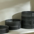 thumbnail image 5 of Stone Lain Bao 4-Piece Pasta Bowl Set Stoneware, Charcoal, 5 of 6
