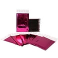 thumbnail image 2 of 4x8" Polished Hot Pink Mirrored Metallic Bubble Mailers,  Padded Self Sealing Shipping Envelopes, Size #000 Reflective Mailing. Peal & Seal, 2 of 6