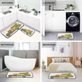 thumbnail image 4 of SKYSONIC Fall Pumpkins Truck Kitchen Rugs Set of 2, Watercolor Floor Runner Area Rug Washable Carpet Mat Perfect for Living Room Bedroom Entryway, 4 of 7