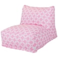 thumbnail image 2 of Majestic Home Navy Blue Links Bean Bag Chair Lounger, 2 of 5