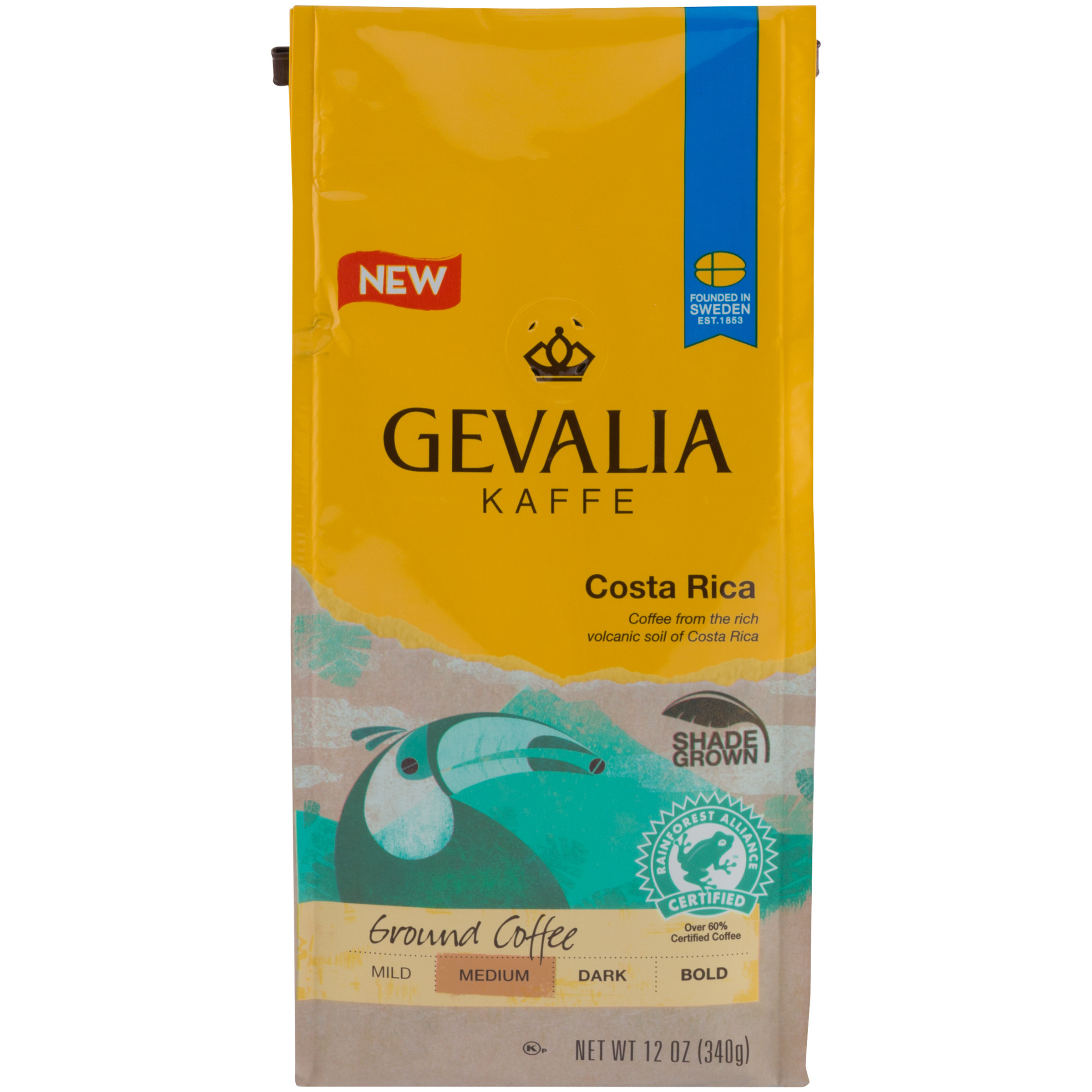 Gevalia Passport Collection Costa Rica Ground Coffee 12 oz. Bag