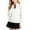 White, variant on Kids Preppy Cardigan Sweater School Uniform V-neck Pockets Long Sleeve Button Open Front Knit Tops Fall Winter Outfit with Pockets Navy 3-4 Years
