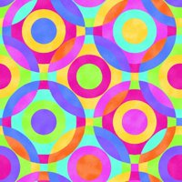 Multi Texture Circles Fabrics