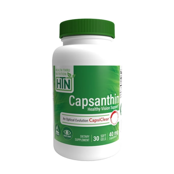Capsanthin 40mg (w/ CapsiClear™) 30 Softgels by Health Thru Nutrition