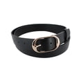 thumbnail image 2 of CTM  Belt with Centerbar Buckle (Pack of 2 Colors) (Women's Plus), 2 of 7