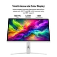 thumbnail image 6 of Pixio PX27UM Mini LED White 27 inch Dual Mode UHD 4K 160Hz/FHD 1920x1080 320Hz Fast IPS Panel 1ms GTG Response Time Gaming monitor with Adaptive Sync HDR and Fully Adjustable Stand, 6 of 7