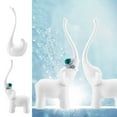 thumbnail image 3 of White Swan Elephant Ring Holder Jewelry Display Stand Rack Necklace Desk Decorative Organizer, 3 of 9