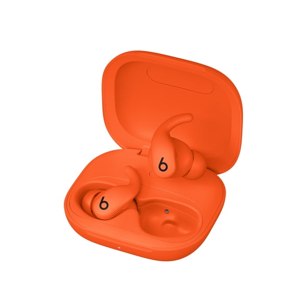Open Box Powerbeats Fit - Wireless Noise-Cancelling Workout Earbuds with Ultimate Secure Fit - Spark Orange