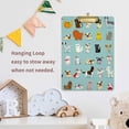 thumbnail image 6 of FMSHPON Dog Corgi Childish Cat Clipboard Hardboard Wood Nursing Clip Board and Pull for Standard A4 Letter 13x9 inches, 6 of 7