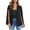 Black, variant on Womens Cape Open Front Split Sleeve Bussiness Blazer Coat