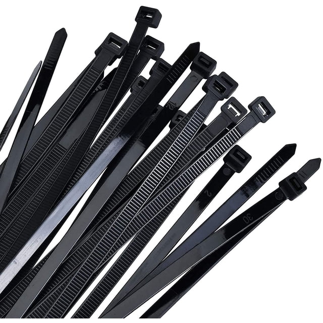 Bridas para cables XINGKEDA, 18 pulgadas, negras, 100 unidades/paquete de 27 kg de resistencia