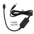 thumbnail image 3 of USB C to 5.5x2.1mm 5V 9V 12V 12V 20V 3A Adjustable Voltages Cable with LED Voltmeter for Routers Camera LCD Monitors, 3 of 8