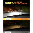 thumbnail image 2 of Bombilla LED OXILAM 9005 9006 Combo HB-3 HB-4 120 W 70000 LM 6500 K, 2 of 7