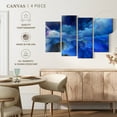 thumbnail image 5 of Elephant Stock Abstract Sky Wall Art - Horizontal Multi Panel Canvas - Living Room Wall Decor - Abstract Multi Panel - Blue And Gray Decor - 75" x 48", 5 of 8