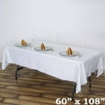 thumbnail image 2 of 60X108" Clear Plastic Vinyl Tablecloth Waterproof Wipeable Protector Cover For Tables Indoor Outdoor Party Decorations, 2 of 5