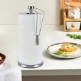 thumbnail image 3 of Portarrollos de cocina de acero inoxidable, soporte de papel higiénico de Metal, portarrollos de pie para suelo de baño, soporte para papel de cocina grande, 3 of 5