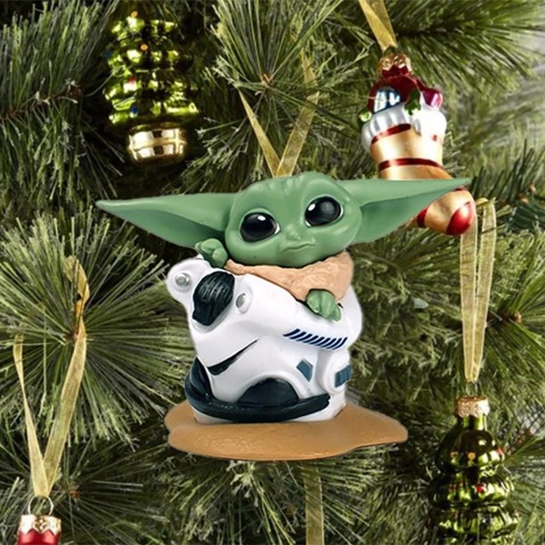 Dibujos animados de Disney Yoda, decoración navideña para el hogar, adornos para árbol de Navidad, regalo de Navidad, Papá Noel, Feliz Año Nuevo