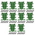 thumbnail image 1 of 10sets 35mm PCB DIN C45 Rail Adapter Circuit Board Mounting Bracket Stand Carrier, 1 of 14