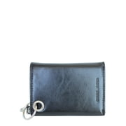 No Boundaries Mens Two Snap Chain Wallet Black