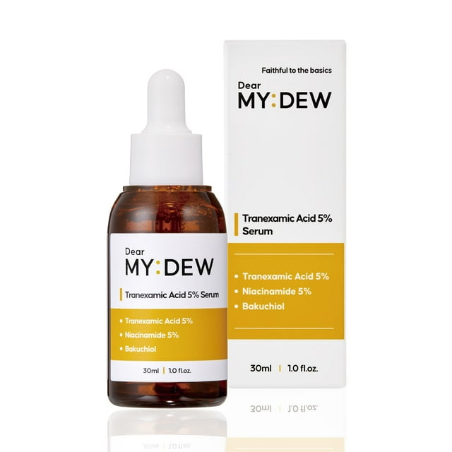 Sérum DearMyDew de ácido tranexámico al 5% con niacinamida y bakuchiol