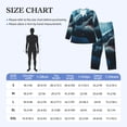 thumbnail image 4 of Uemuo 3D Realistic Shark Pattern 2-Piece Loungewear Set - Men’s Soft Sleepwear, Cozy Winter PJs, Comfy Sleep Set-Large, 4 of 7